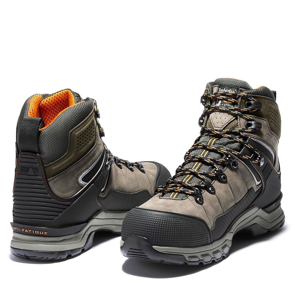 Botas de Trabajo Timberland Hombre Pro® Hypercharge Trd Waterproof Composite-Toe Verde Oliva/Negras